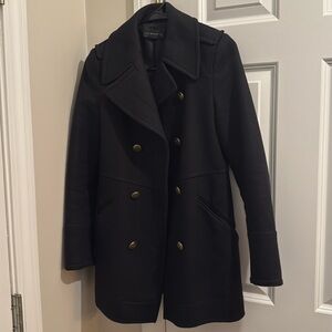 Zara black coat size S